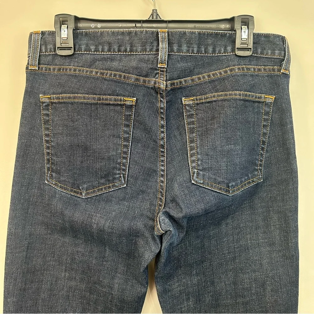 J. Crew Woman’s Jeans Bootcut Midrise Dark Wash Size 29T Inseam 34 1/4”